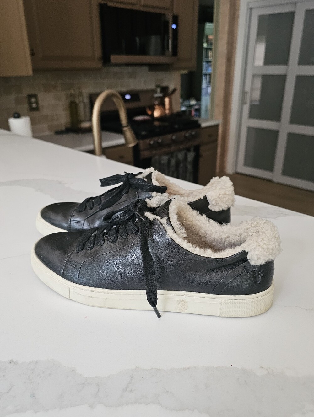 Frye Ivy Shearling Sneakers